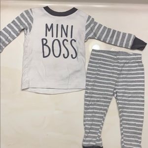Mini boss pajama set